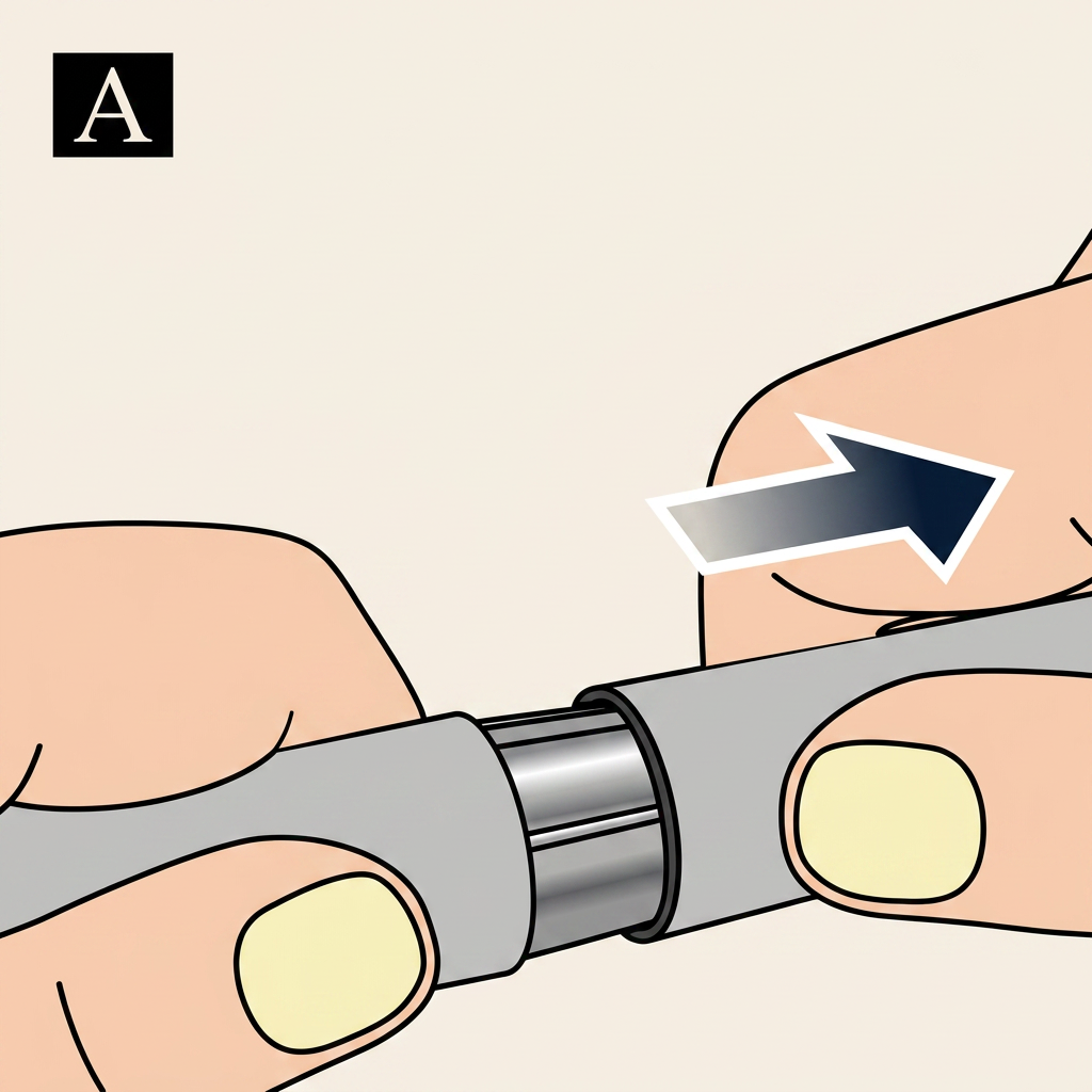Step 5: Remove the outer cap