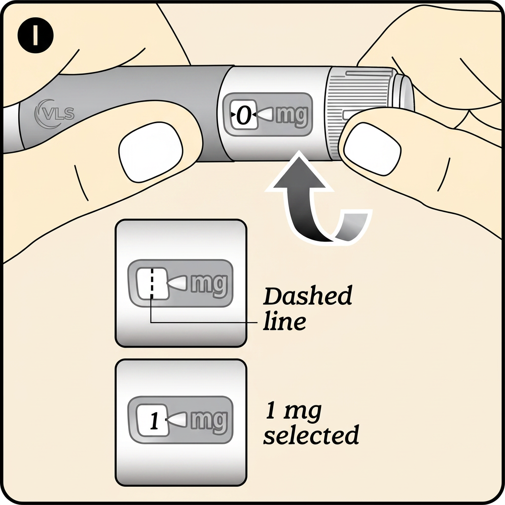 Step 9: Select your dose