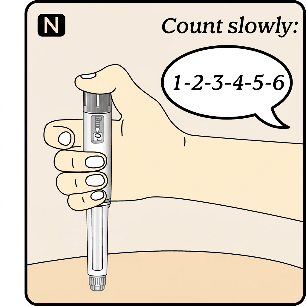 Step 14: Hold for 6 seconds
